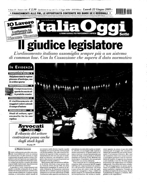 Italia oggi : quotidiano di economia finanza e politica